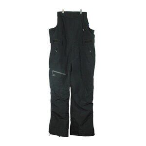 LL Bean Men's Wildcat Insulated Bib Snow Ski Pant Black Size XL